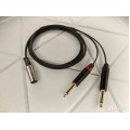 086-MVY-P26  5din  <=> 2 jack 6,3 mono  Mr.Cable Vulcan P26